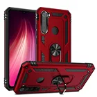 Роскошный противоударный чехол-накладка для Xiaomi Redmi Note 8 8T 9 9A 9C 9S Pro Max, защитный чехол, автомобильный держатель, кольцо на палец