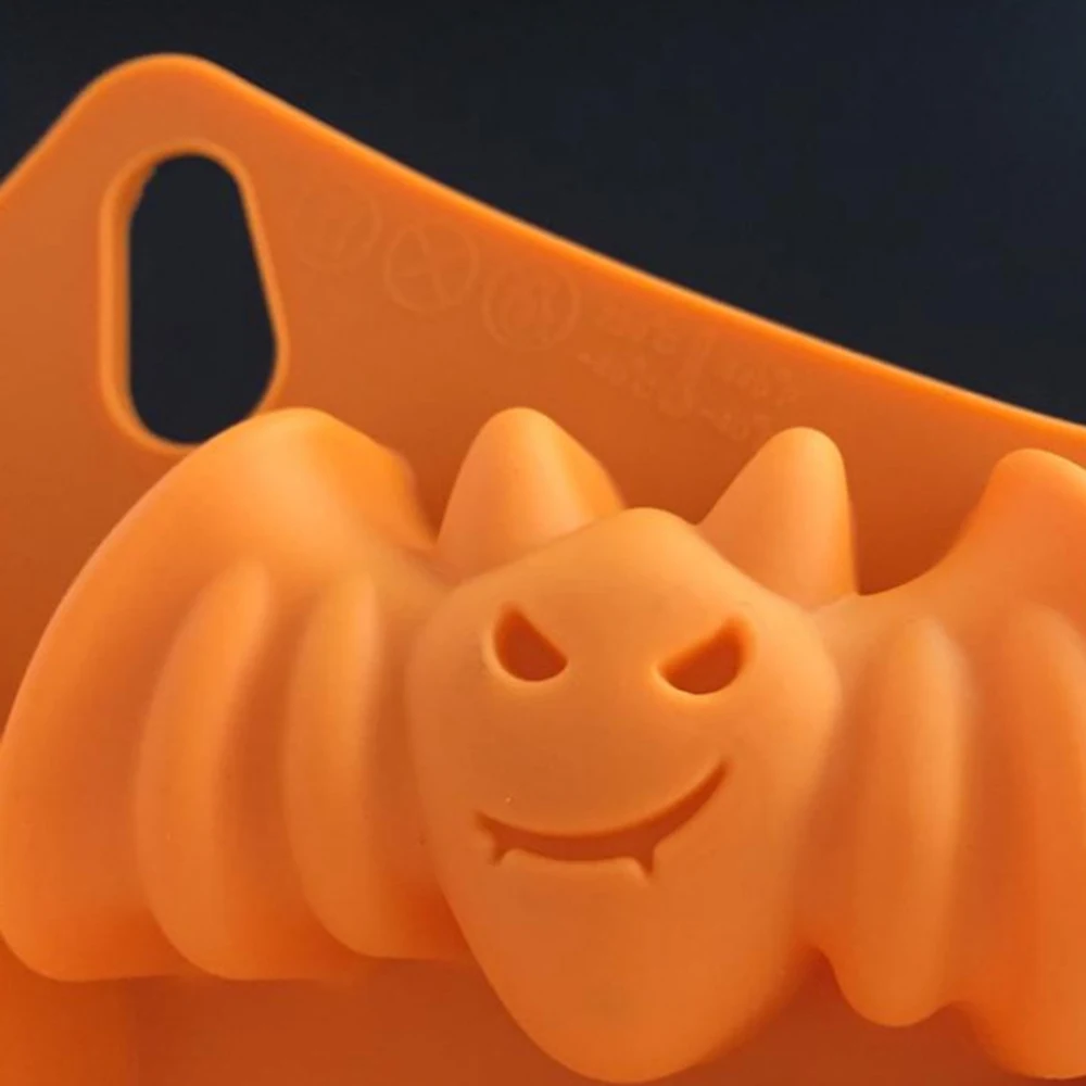 Хэллоуин Праздник стиль силиконовые формы для торта 6 полостей Тыква призрачная