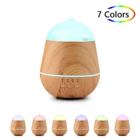 quiet usb aromatherapy air humidifier with timer 7 color led light essential oil aroma diffuser ultrasonic wood grain mist maker