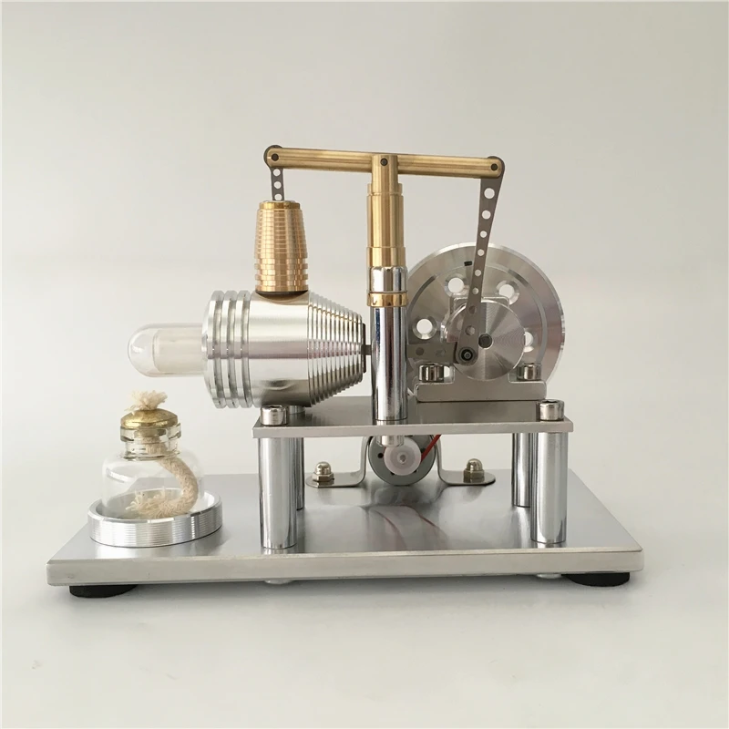 combustao externa stirling equilibrio do motor a vapor modelo fisica experimento gerador
