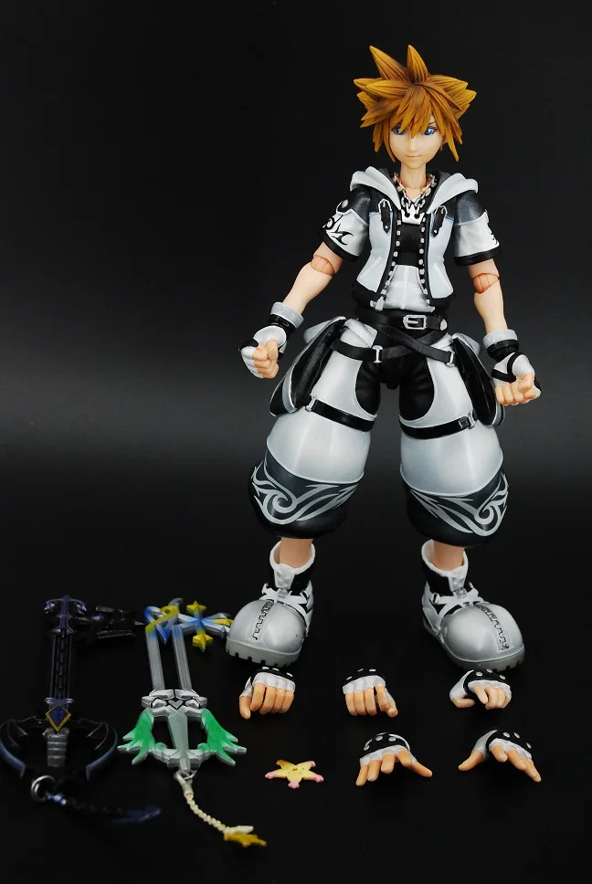 Оригинальные квадратные Enix Kingdom Hearts 2 SORA white ver. Финальная форма фигурки героев