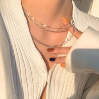 vintage shiny necklace for women snake bone clavicle chain necklace women light luxury sparkling party jewelry girlfriend gift