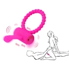 Кольцо для пениса, интенсивная стимуляция клитора, вибратор для точки G, язычок, секс-игрушки для тела, продукт для задержки эякуляции