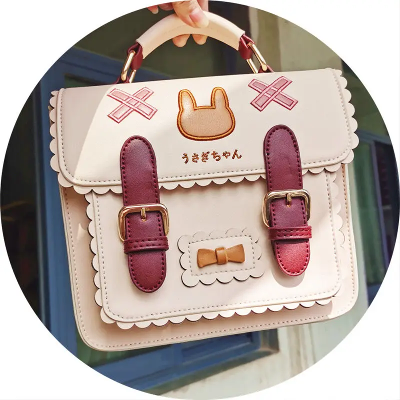

2022 JK uniform shoulder bag Cute Ita Bag Kawaii Lolita bag College girls cosplay messenger bag Japanese school books Tote Bag