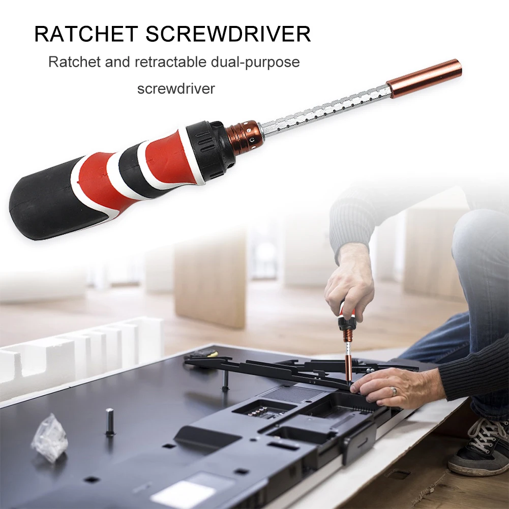 

Adjustable Ratchet Screwdriver Bit Extend Socket Telescopic Extension Handle Rod Multifunctional Repair Tools for Vehicle