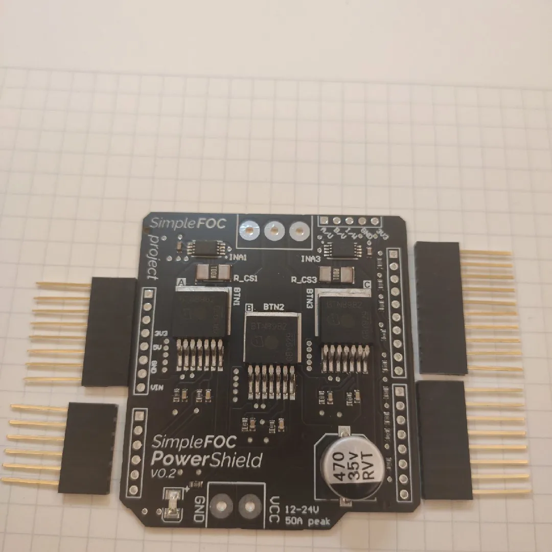 

Simplefoc Powershield Brushless Motor Drive Board High Current PTZ 4008