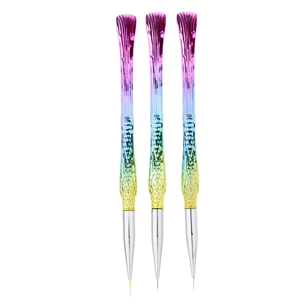 

3pcs Professional Ultra-thin Nail Art Drawing Painting Pen Brush Liner Brush