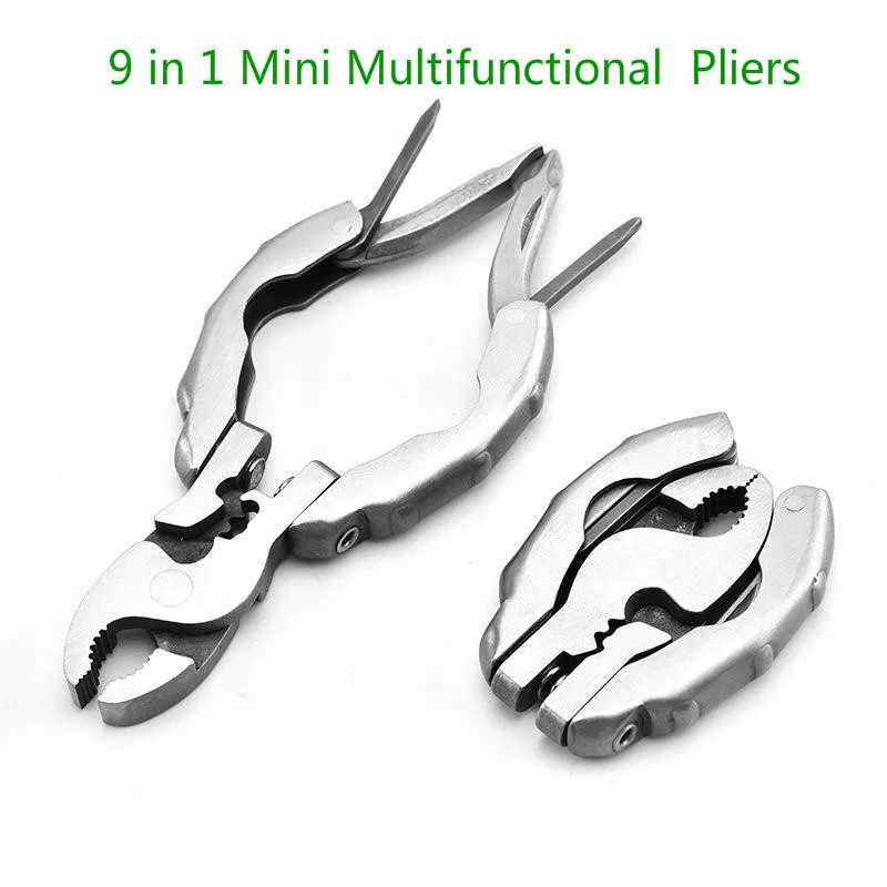 Качественный портативный многофункциональный мини инструмент 9 в 1 брендового