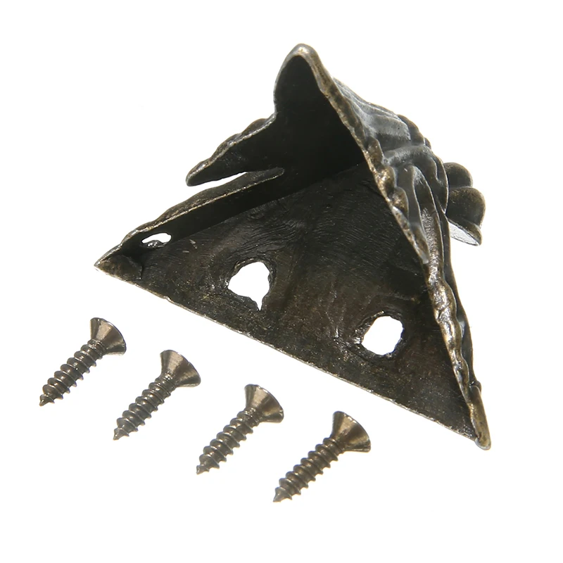 4 шт./партия 42x30 мм антикварные украшения ящик для деревянной мебели Декоративные