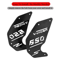motorcycle cnc aluminum decoration engine side cover plate for kawasaki vulcan s abs cafe vn650 en650 2015 16 17 2018 2019 2020