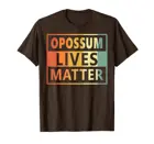 Винтажная Ретро футболка для влюбленных Opossum Lives tex веганов Opossum
