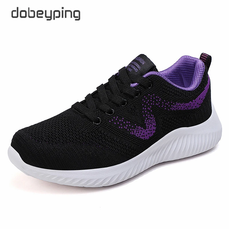 Spring Autumn Women's Sneakers Breathable Mesh Casual Shoes Woman Walking Sports Flats Female Lace Up Travel Ladies Footwear