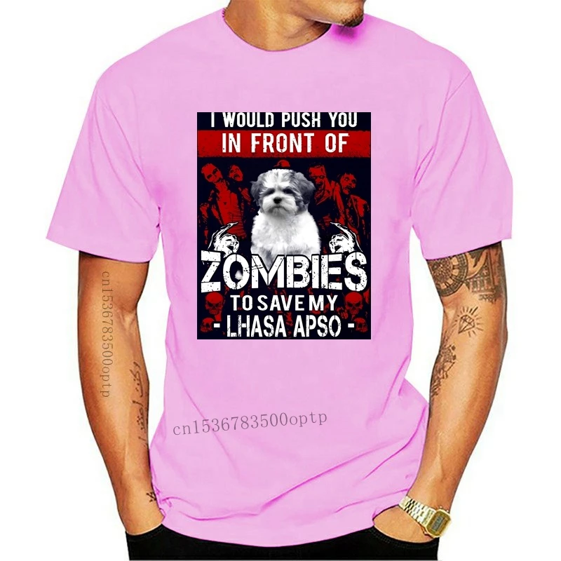 

Новинка 2021, Мужская хлопковая футболка Lhasa Apso Love