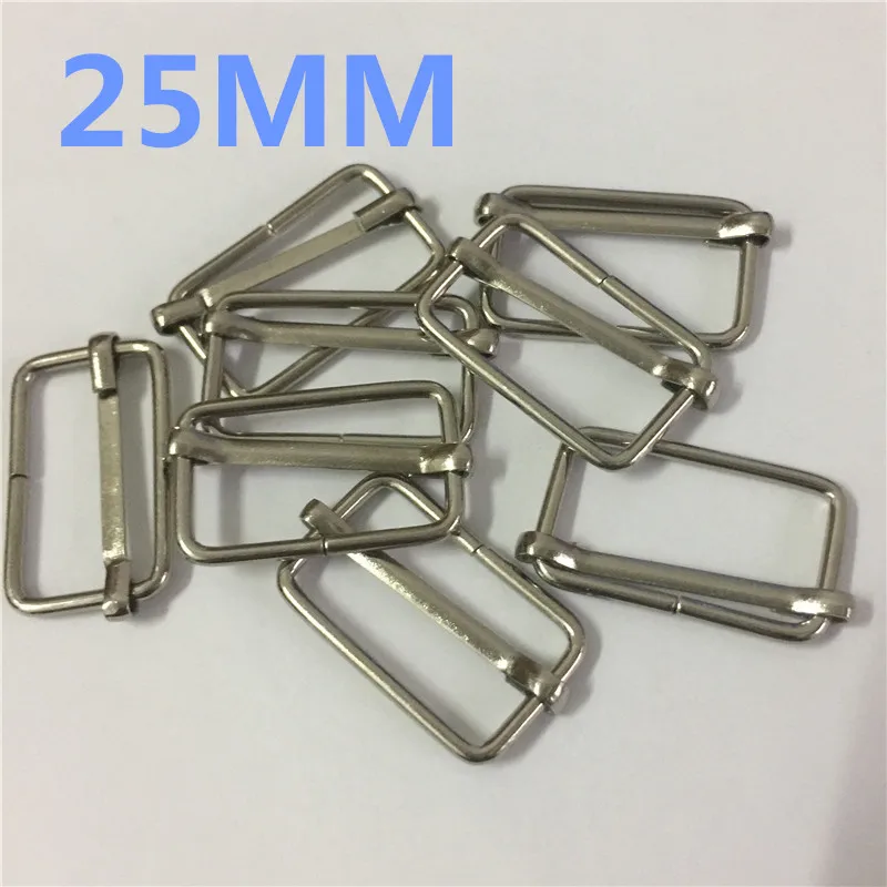 50 шт. серебристые регулируемые металлические ремни 25 мм|triglides slides|metal bucklesuspender buckles