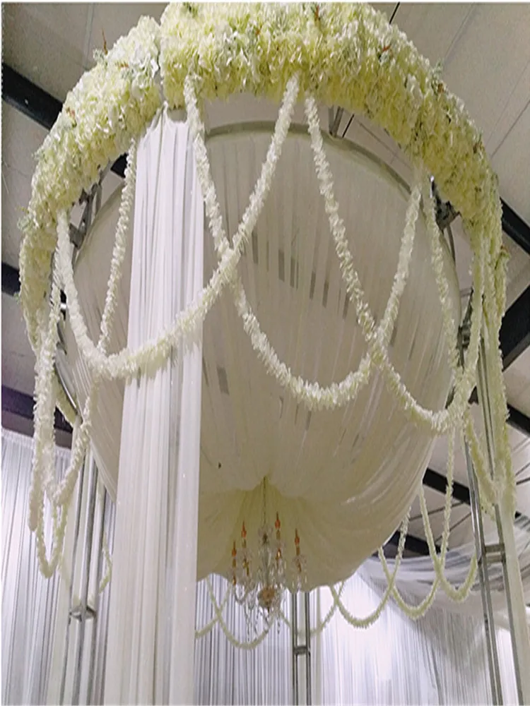 

Upscale Artificial Silk Wisteria Flowers For DIY Wedding Arch Square Rattan Simulation Flowers Home Wall Hanging Decor
