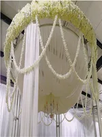 Upscale Artificial Silk Wisteria Flowers For DIY Wedding Arch Square Rattan Simulation Flowers Home Wall Hanging Decor