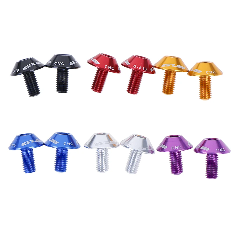 2 шт. алюминиевый сплав велосипедная бутылка для воды крепежные болты