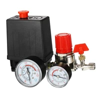 240v ac regulator heavy duty air compressor pump pressure control switch 4 port air pump control valve 7 25 125 psi with gauge