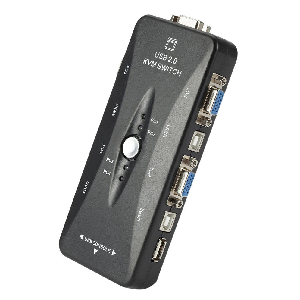 Квм-Консоль USB 4 порта VGA 2 0 квм-консоль переключатель мыши клавиатура 1920*1440
