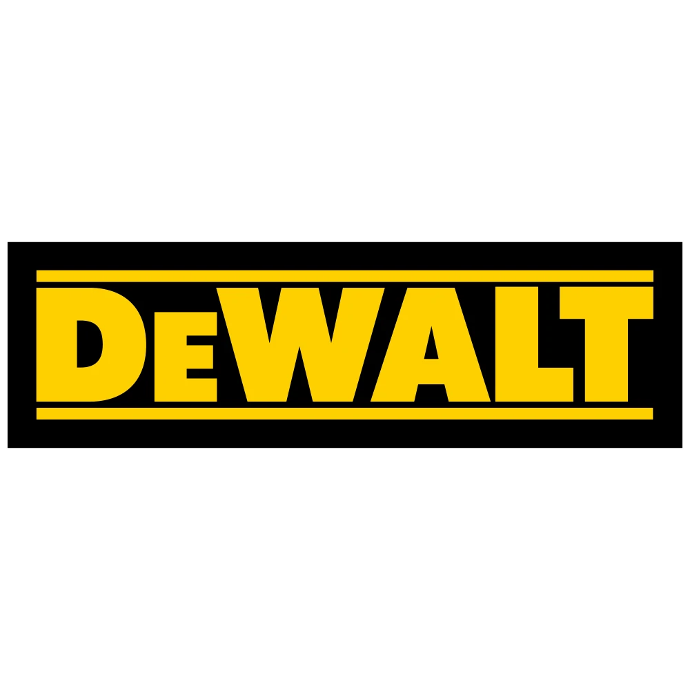 

DeWalt Tools Vinyl Sticker Car Truck Window Decal Tool Box Creative Waterproof Decals Cover Scratches Exterior Decor PVC13x4cm