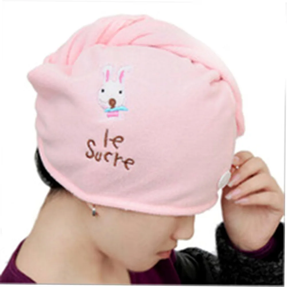 Супервпитывающая шапочка для сухих волос розовые бытовые товары предметы