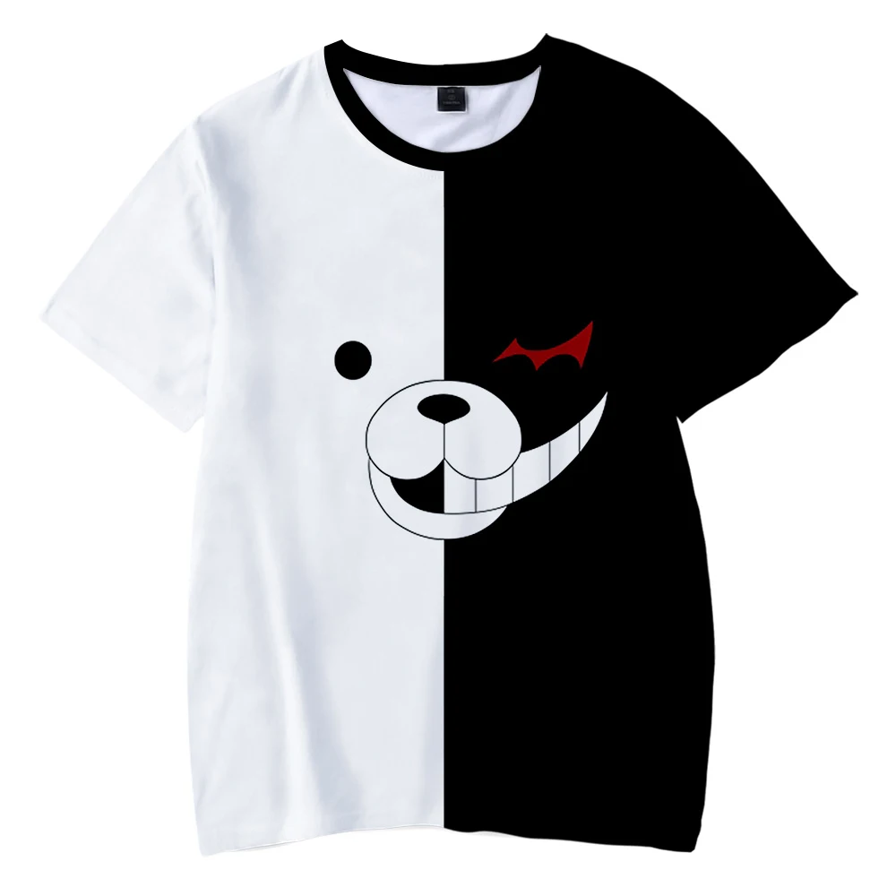 

Anime game t shirt danganronpa monokuma 3d printing streetwear men's fashion oversize harajuku t shirt kids boy girl t-shirts to