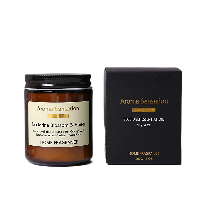 Ароматерапия стеклянная баночка для свечей Ароматические Candele Profumate длительный