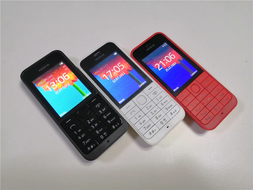 Оригинальная разблокированная Nokia 220 GSM 2 4 дюймов с двумя сим-картами 2MP камера