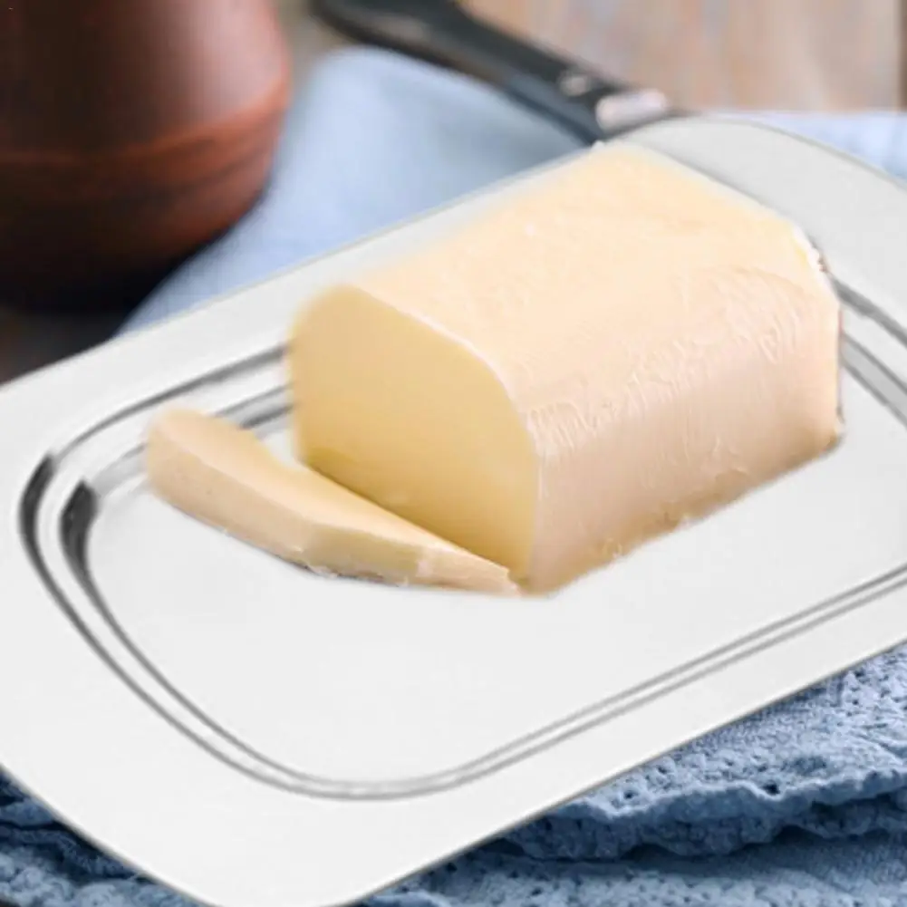 Thicken Butter Storage Box Durable Stainless Steel Bright Dish Export European Style Kitchen Container | Дом и сад