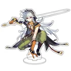Игра Genshin Impact Zhongli Mona Xinyan Косплей Герой Тема стенд модель пластина акриловая фигурка модель Настольная Фотография подарок