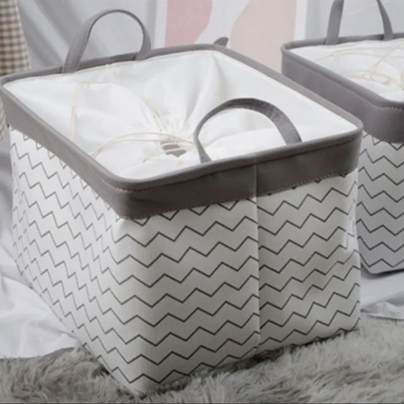 

Foldable Desktop Storage Basket Sundries Storage Box Underwear Cosmetic Organizer Jewelry Scarf Socks Storage Basket Bags