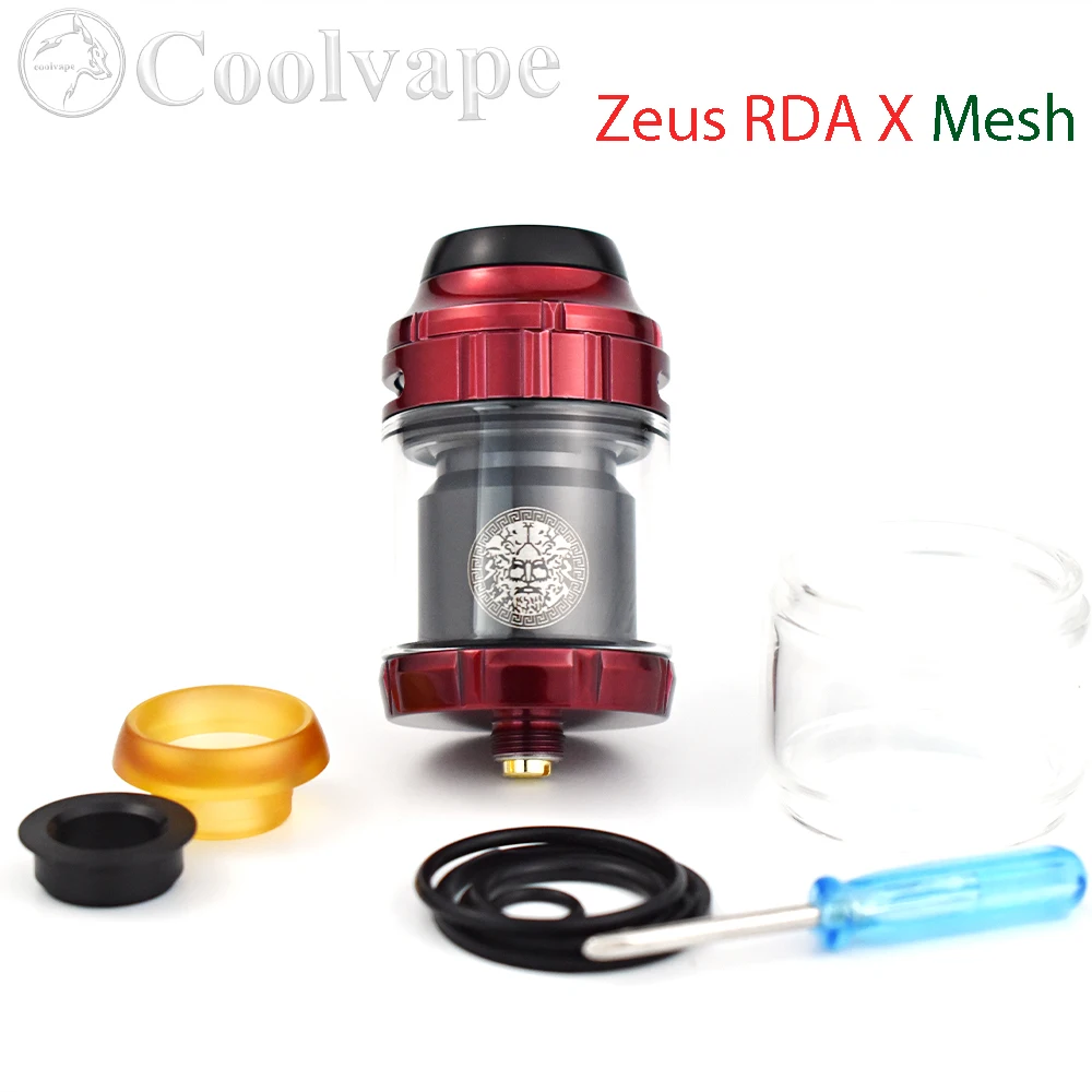Zeus RTA Atomizer rta x style deck mesh 3.5ml/4.5ml 316ss 25mm tank vape atomizer | Электроника