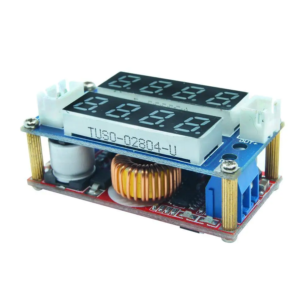 CC/CV Регулируемый понижающий заряд светодиодный Вольтметр Амперметр дисплей