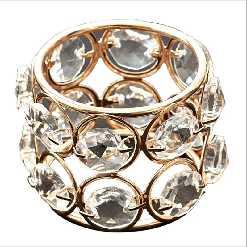

Napkin Ring Napkin Button Crystal Napkin Ring Wedding Banquet Western Food Banquet Dinner Decoration