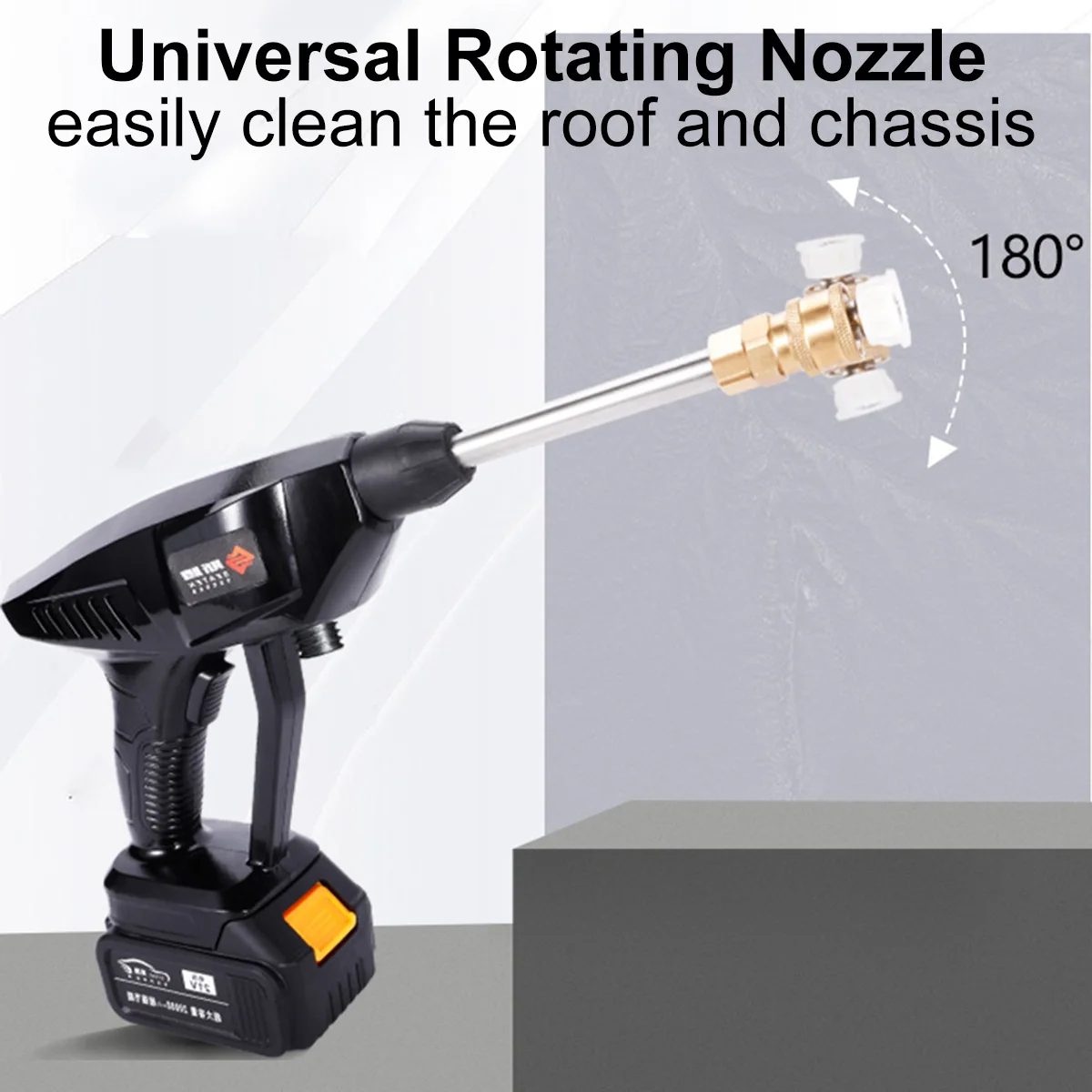 Продажа Беспроводной водяной пистолет высокого давления для мойки автомобиля, 15000 мАч, портативный пеногенератор для мойки высокого давления, 12 В