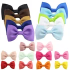 Ручной работы ленты вечерние зажим для волос аксессуары типа крокодил, для маленьких девочек Детская партия волосы школьная банты с цветами зажимы Вечерние