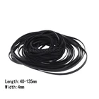 Универсальные ленты для кассетных машин шириной 4 мм, 50 шт., плоский резиновый ремень для CD, DVD-проигрывателей Walkman