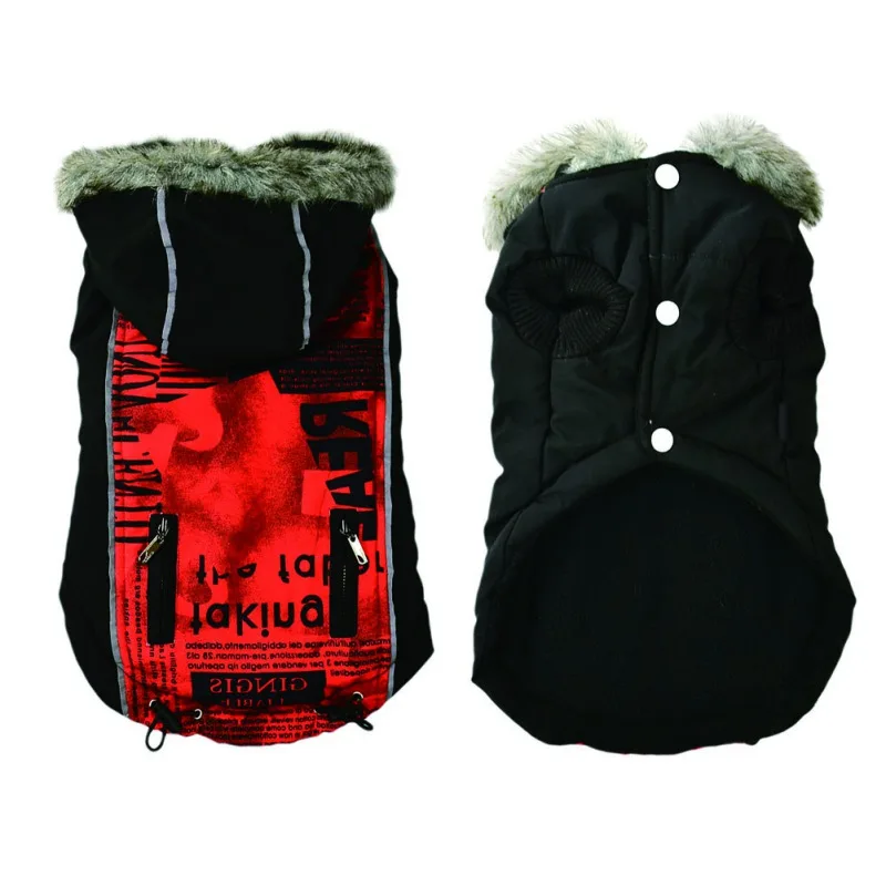 

Soft Fleece Lining Puppy Costumes Pet Dogs Clothes Dog Jacket Dogs Hoodie Coat Chihuahua Clothes