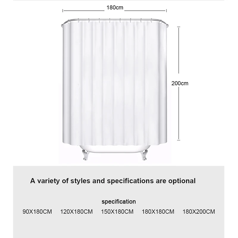 

Animal Shower Curtain Bathroom Mats Rugs Waterproof Bath Set With 3D Scene Blackout Curtain Bathroom Products Home Decoration