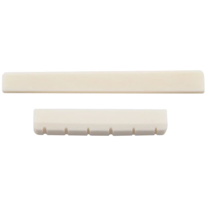 

Classical Guitar Bone Slotted Saddle Nut Set