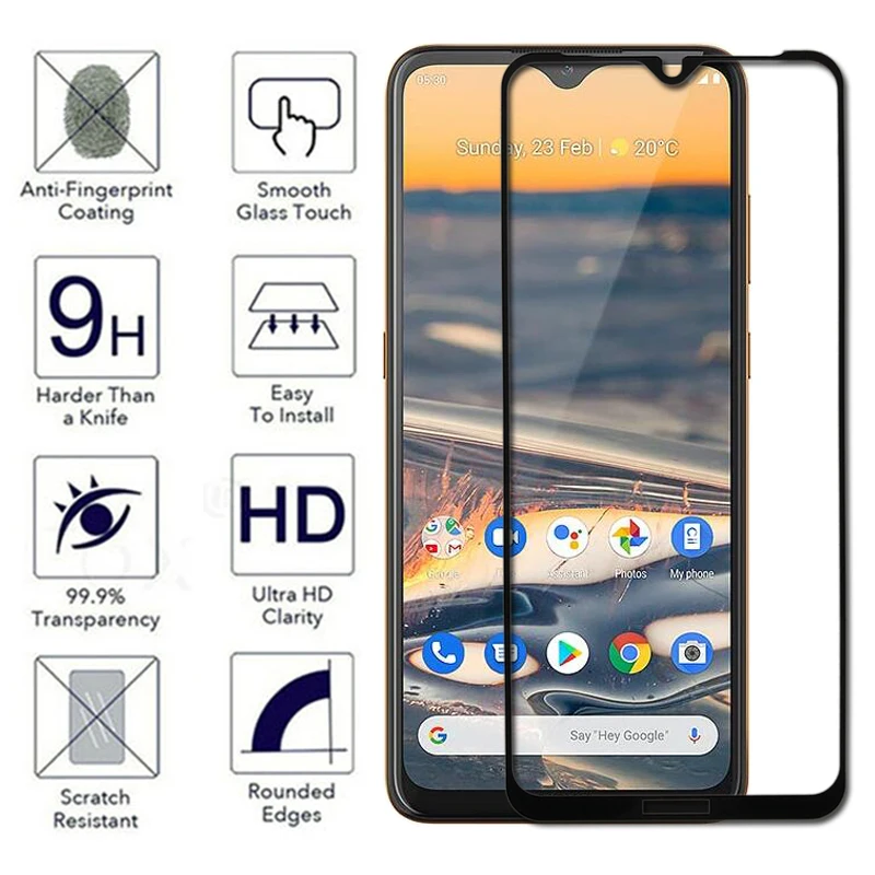 full cover tempered glass for nokia 5 4 3 4 5 3 8 3 2 3 1 3 screen protector for nokia 3 3 1 3 2 5 5 1 x5 6 6 1 6 2 7 7 1 7 2 8 free global shipping