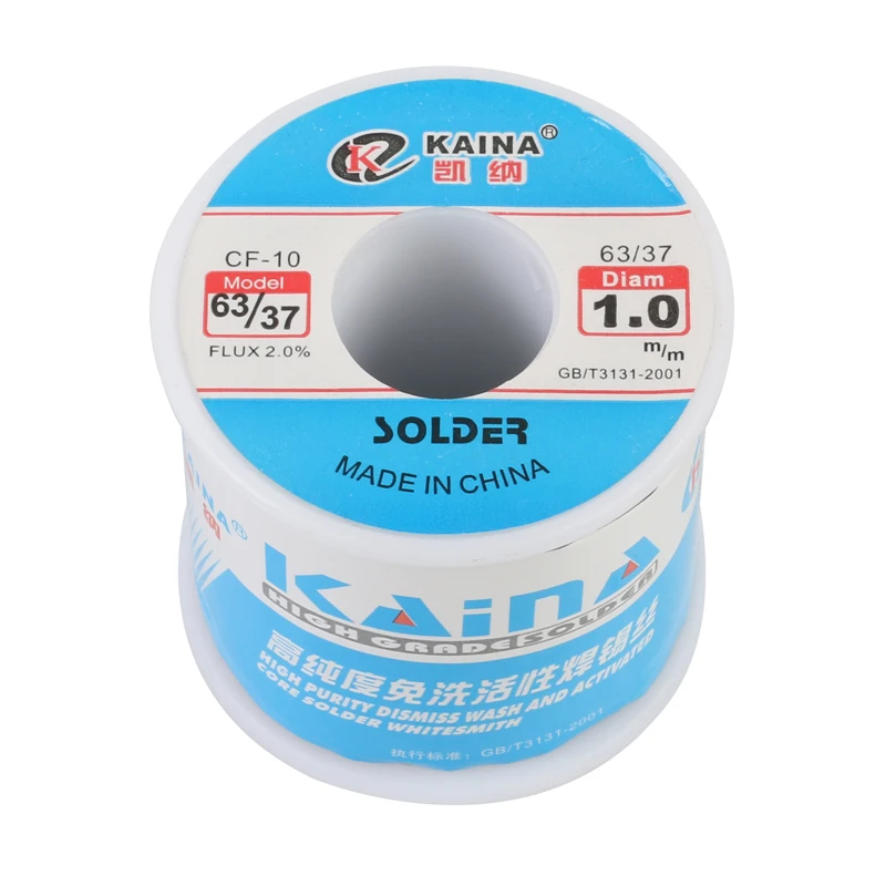 KAINA 0,4/0,5/0,6/0,8/1 мм 450g проволочного припоя 63/37 свинцово-оловянные оловянный припой припоя канифольное ядро припоя Пайка с флюсом сварки