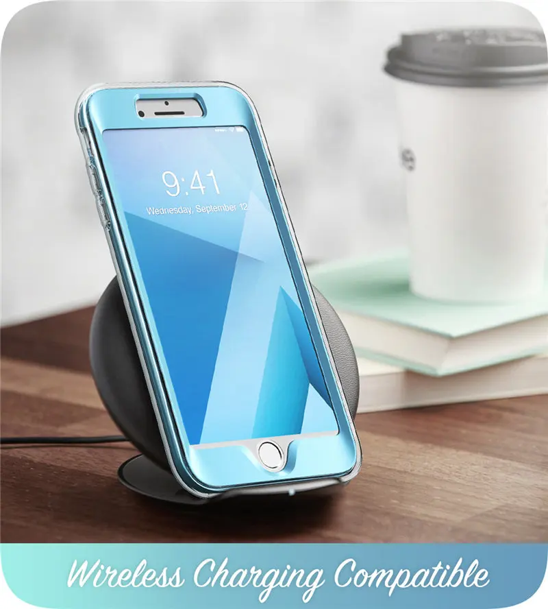 Для Apple iPhone 7 Plus/8 Plus чехол 5,5 дюймов i-Blason Cosmo полностью мраморный розовый Бампер чехол со встроенным протектором экрана