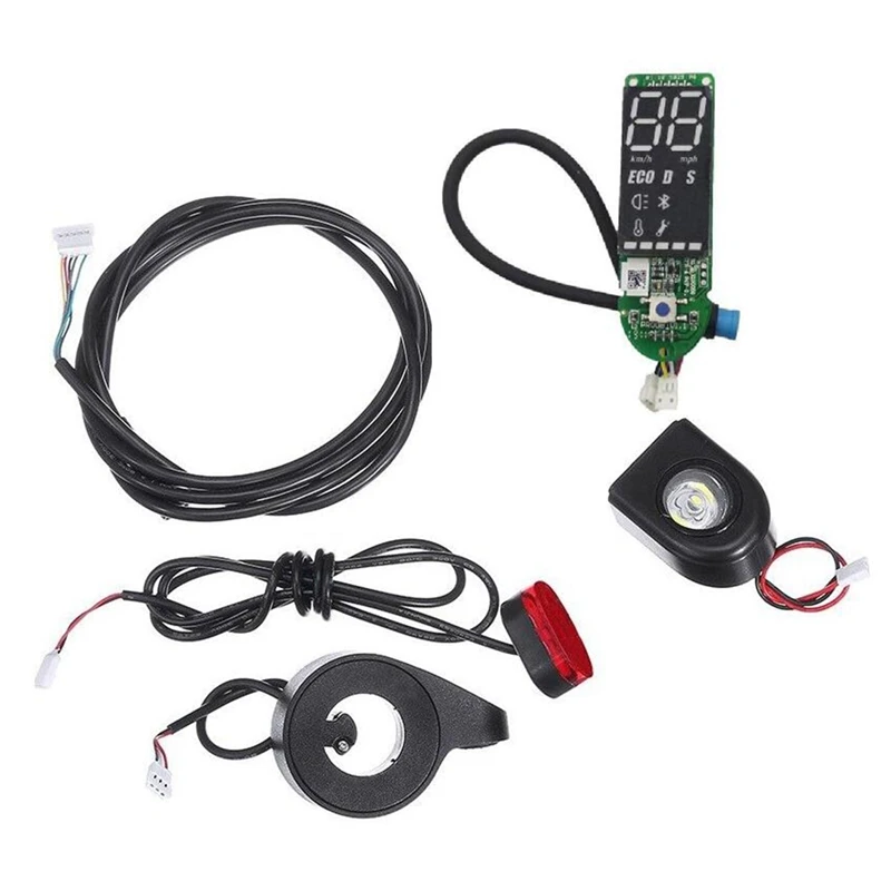 

5Pcs Accessories Include Meter/Accelerator/Communication Line/Headlight/Taillight for DC 36V Motor for XIAOMI M365