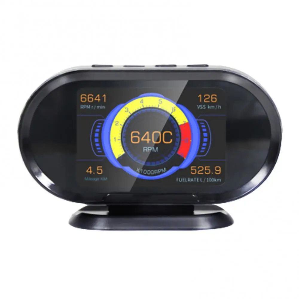 

80% 2021 горячая Распродажа KW206 2 в 1 Автомобильный OBD сканер неисправностей дисплей на лобовом стекле Спидометр повышающий датчик