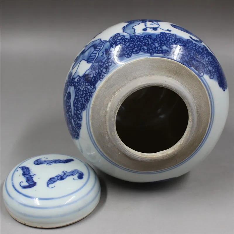 Китайская старинная фарфоровая ваза красочная фигурка Jiuzi Pantao чайник с узором |