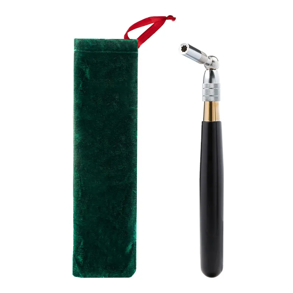 

Piano Tuning Kit Wrench Hammer Wood Handle Repair Maintence Tool with Bag