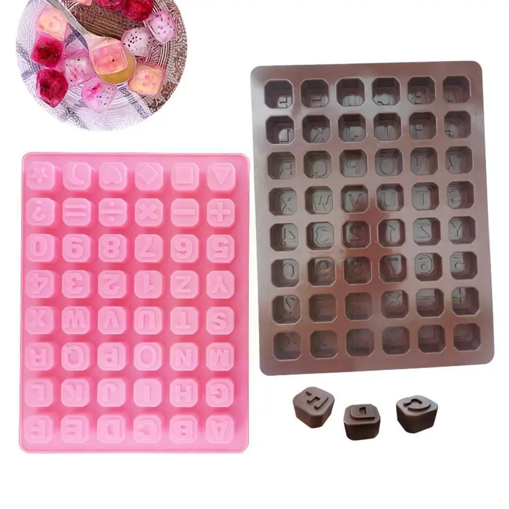 

DIY Chocolate Mould Food Grade Silicone Bakeware Non-sticky Handmake Kitchen Tray Soap Tray Ice Tools Candle New Cake Bakin U1R8