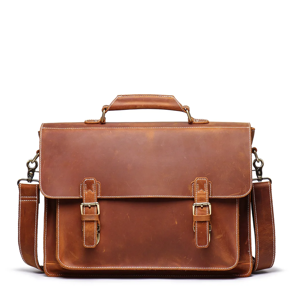 

Мужской портфель, сумка высокого качества, бизнес известный бренд, кожаная сумка через плечо, сумка для офиса, сумка для ноутбука 14 дюймов