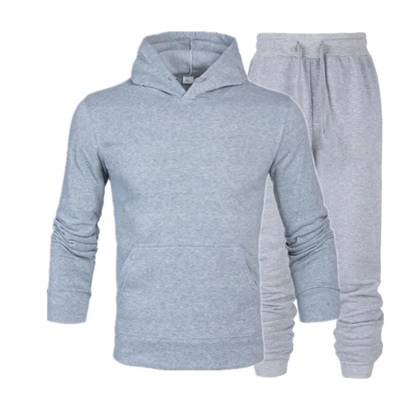 

2021 men's sportswear men's casual sports hoodie and pants Harajuku casual fitness track suit 2-piece set